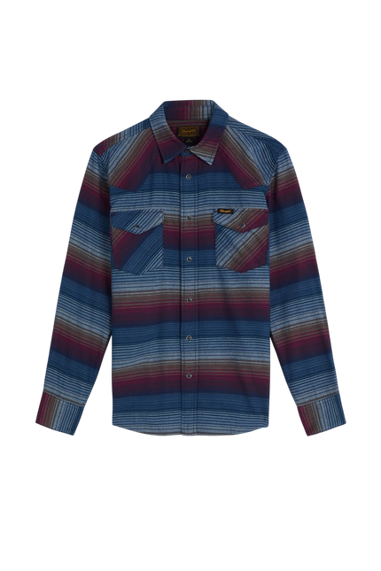 Wrangler blouse Western Shirt Dark Americana