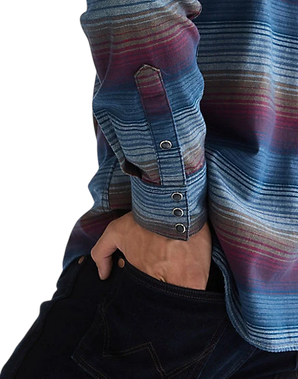Wrangler blouse Western Shirt Dark Americana