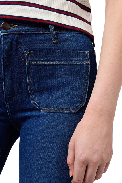 WRANGLER FLARE JEANS, DARK WASH