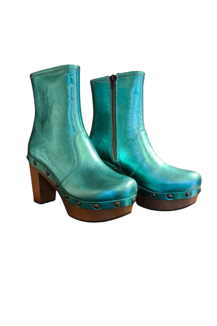 Isabell turquoise métallique
