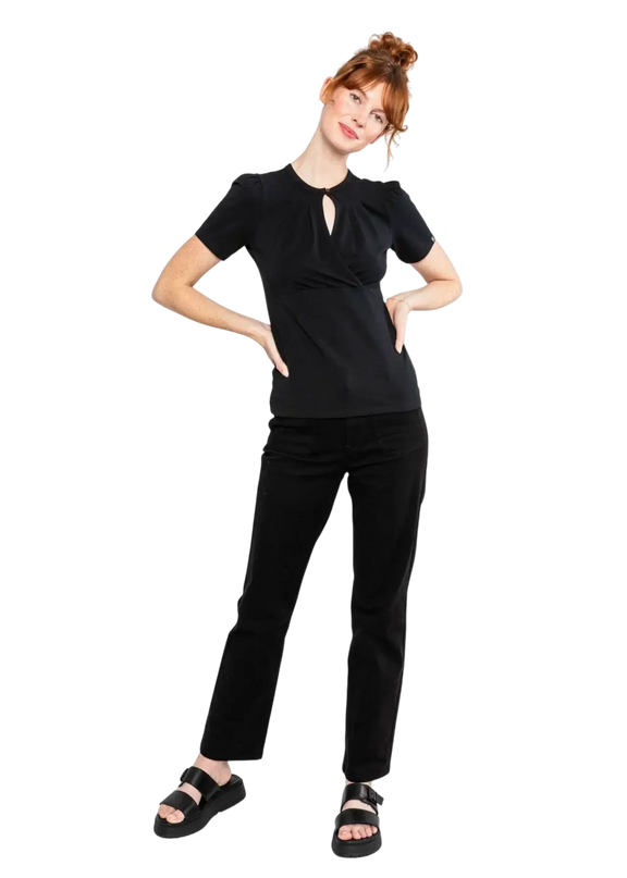 Criss Cross Coeur, schwarz und stark