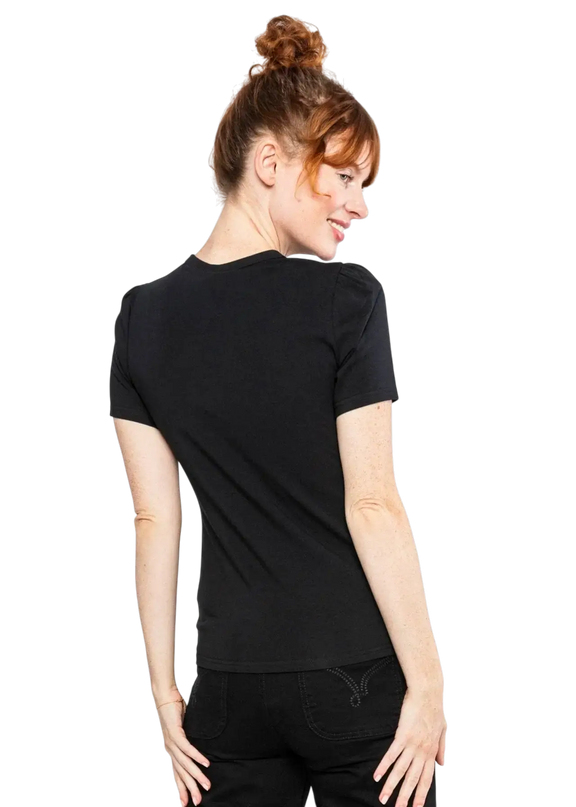 Criss Cross Coeur, schwarz und stark