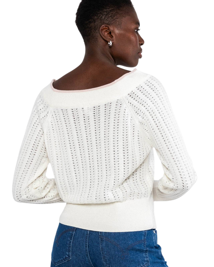 DELICIOUS SUMMER, DREAMY WHITE KNIT