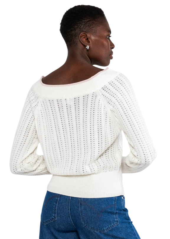 DELICIOUS SUMMER, DREAMY WHITE KNIT