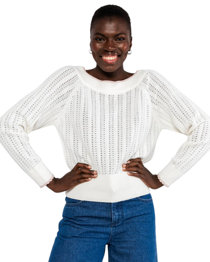 DELICIOUS SUMMER, DREAMY WHITE KNIT