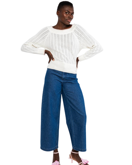 DELICIOUS SUMMER, DREAMY WHITE KNIT