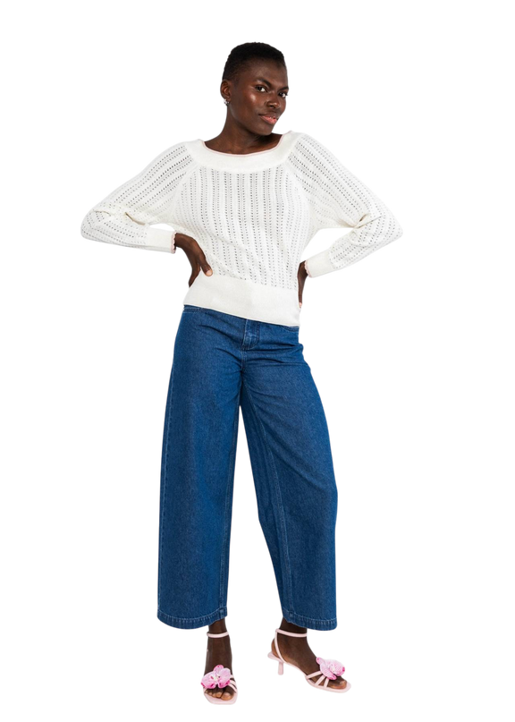 DELICIOUS SUMMER, DREAMY WHITE KNIT