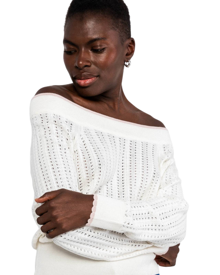 DELICIOUS SUMMER, DREAMY WHITE KNIT