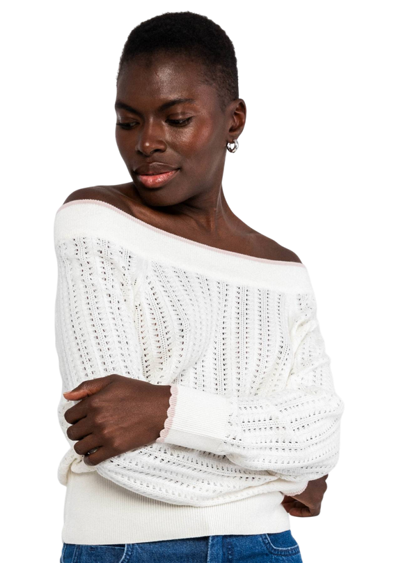 DELICIOUS SUMMER, DREAMY WHITE KNIT