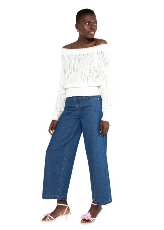 DELICIOUS SUMMER, DREAMY WHITE KNIT