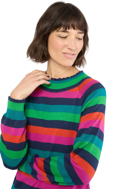 BLUTSGESCHWISTER jurk Delisciously Easy Striped, my troublemaker