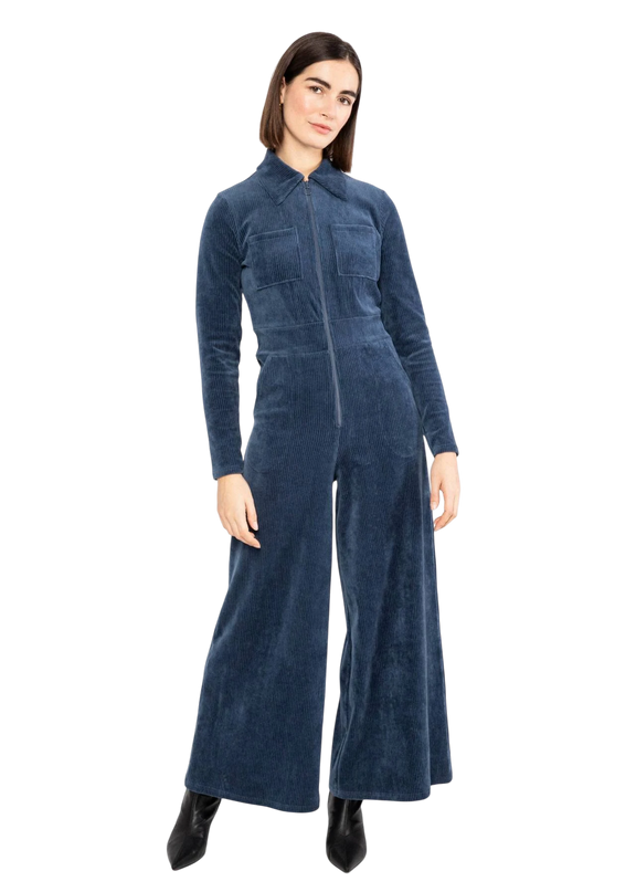 BLUTSGESCHWISTER JUMPSUIT JOLLY MOLLY, BLUE GRAPE TASTE
