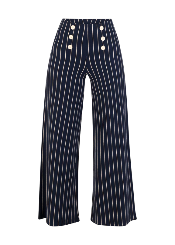 BLUTSGESCHWISTER STEREO RAINBOW SAILORETTE, BLUE LINE STRIPES