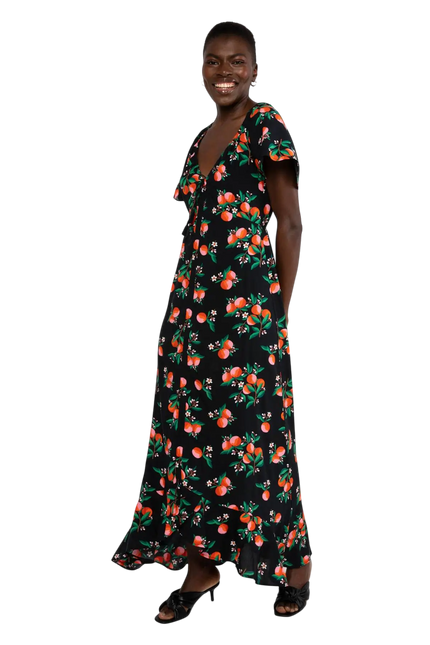 BLUTSGESCHWISTER jurk SUNSET GODDESS, ORANGE GROVE