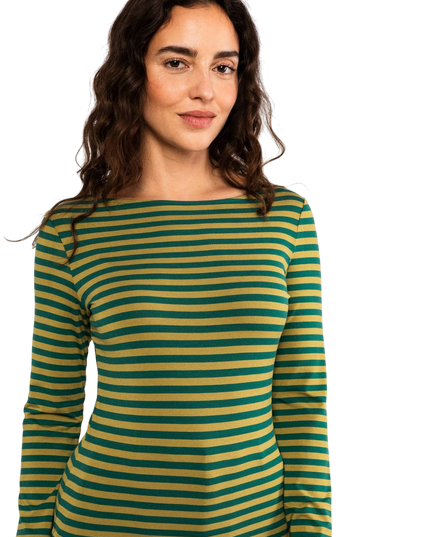 Blutsgeschwister top Sweet Sailorette, green rider stripes