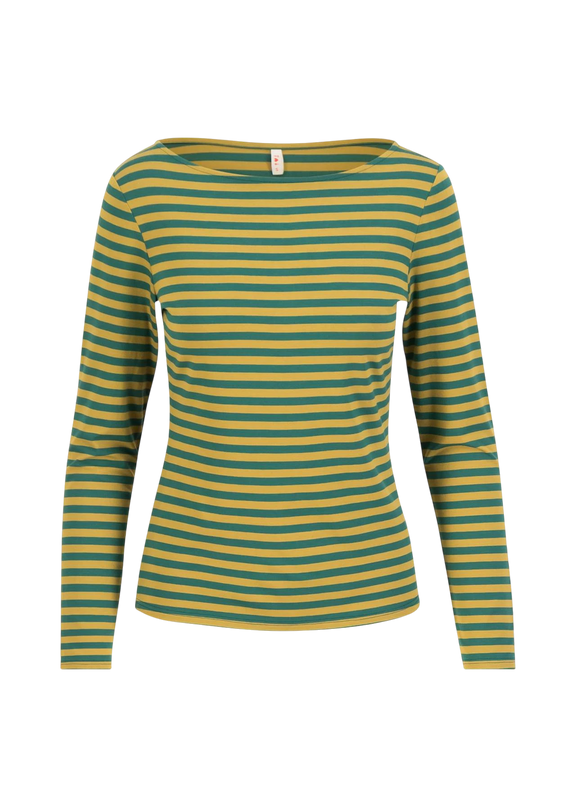 Blutsgeschwister top Sweet Sailorette, green rider stripes