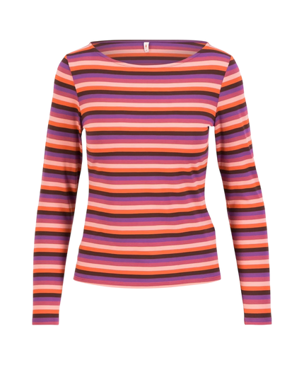BLUTSGESCHWISTER TOP SWEET SAILORETTE, RETRO WARMTH STRIPE