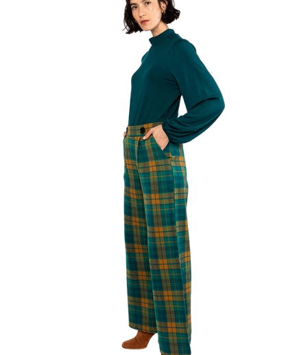 BLUTSGESCHWISTER PANTALON TAILORED BUSINESS, CLASSY SASSY CHECK
