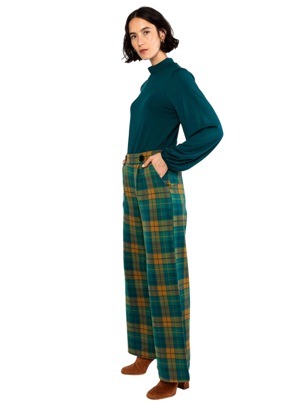 BLUTSGESCHWISTER PANTALON TAILORED BUSINESS, CLASSY SASSY CHECK