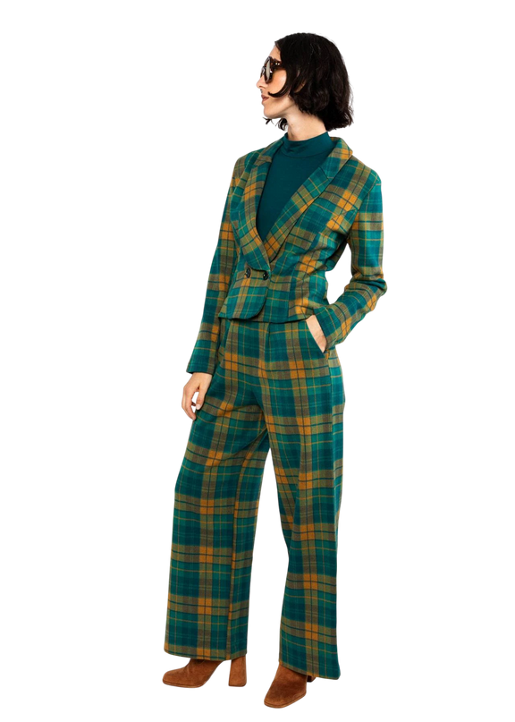 BLUTSGESCHWISTER PANTALON TAILORED BUSINESS, CLASSY SASSY CHECK