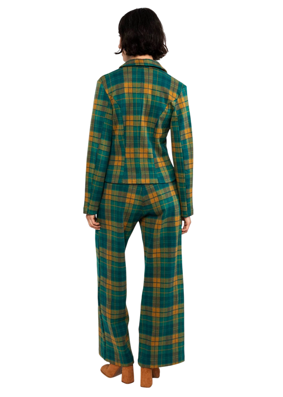 BLUTSGESCHWISTER BLAZER TAILORED THREADS, CLASSY SASSY CHECK