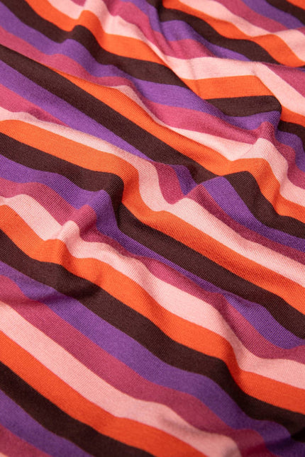 BLUTSGESCHWISTER TOP SWEET SAILORETTE, RETRO WARMTH STRIPE