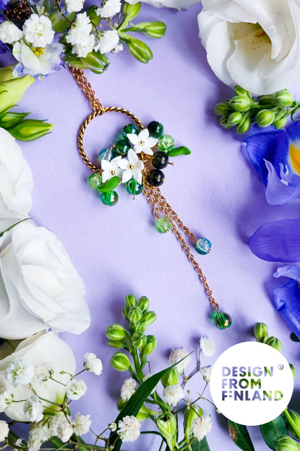 DAUGHTER OF THE NORTH ARCTIC STARFLOWER KETTING, 18K GOLDPLATED