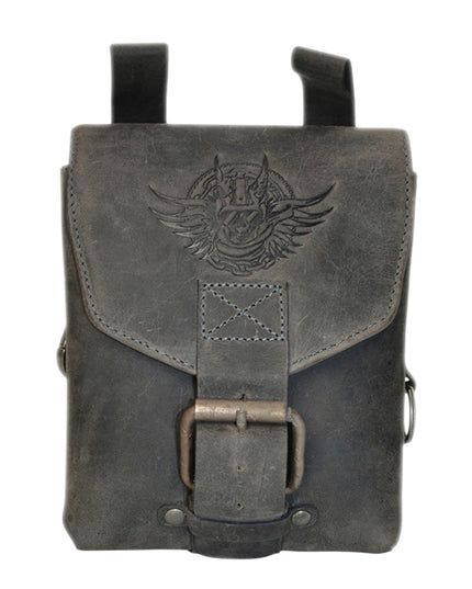 GREENBURRY BIKER HEUPTAS CHARCOAL LEER