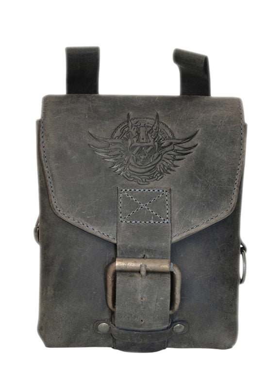 GREENBURRY BIKER HEUPTAS CHARCOAL LEER