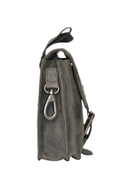 GREENBURRY BIKER HEUPTAS CHARCOAL LEER