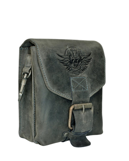 GREENBURRY BIKER HEUPTAS CHARCOAL LEER