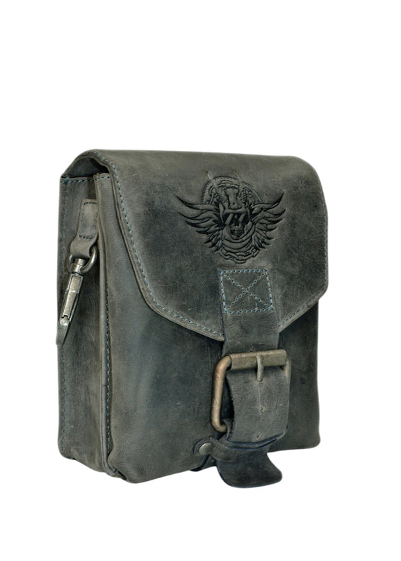 GREENBURRY BIKER HEUPTAS CHARCOAL LEER