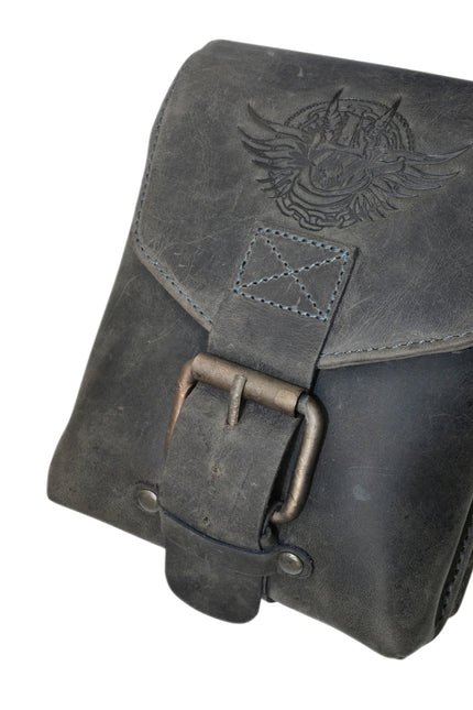 GREENBURRY BIKER HEUPTAS CHARCOAL LEER
