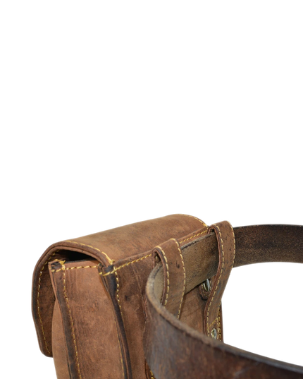 GREENBURRY BIKER HEUPTAS BRUIN LEER