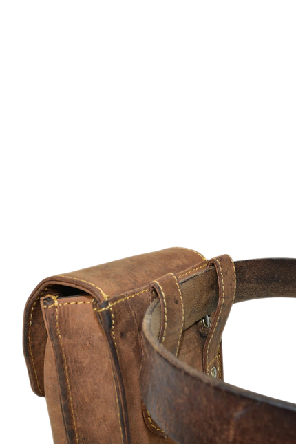 GREENBURRY BIKER HEUPTAS BRUIN LEER