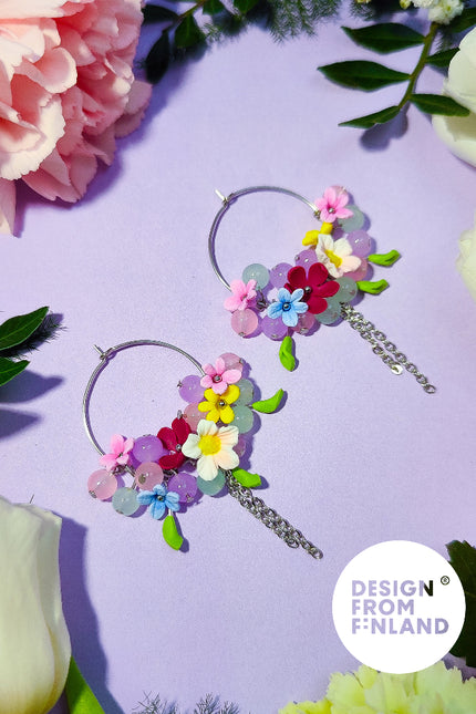 DAUGHTER OF THE NORTH MIDSUMMER SPELL HOOP EARRINGS