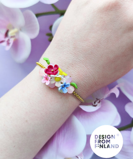 DAUGHTER OF THE NORTH MIDSUMMER SPELL BRACELET - 18K GOLD PLATED
