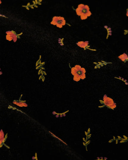 IDA FRONT ZIP PANTS NIVAL BLACK