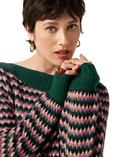 Erin Top Flora, pine green