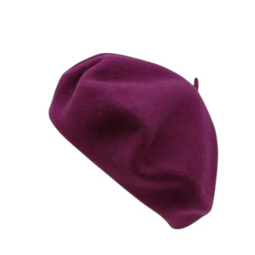 Baret WOOL - Lilac Red