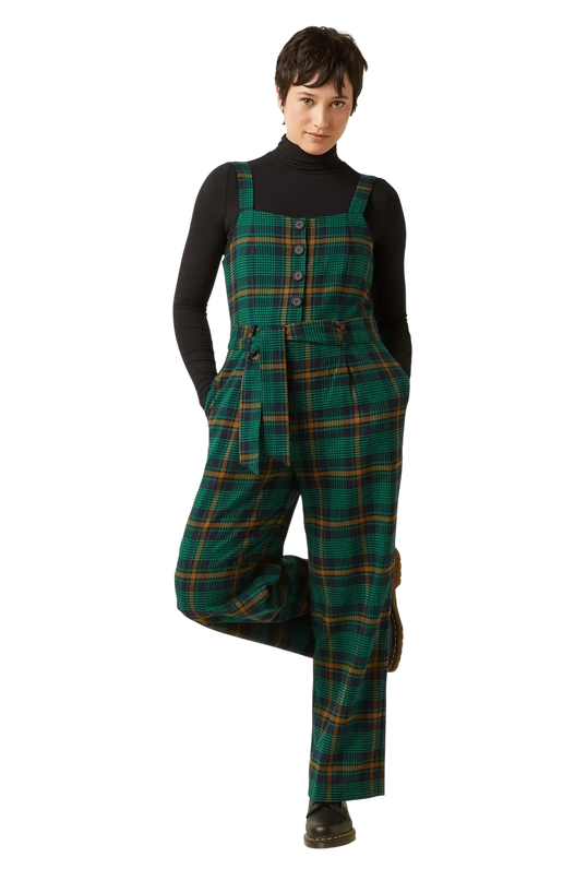 Ines Tuta Leeds Check", blu sera