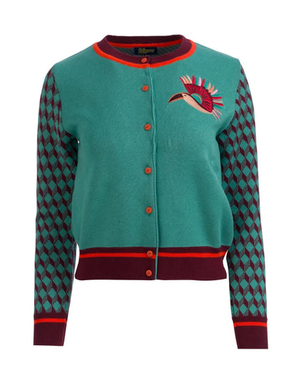 Knitwear Cardigan bird of paradise