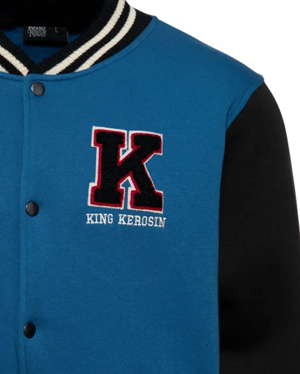 KING KEROSIN Giacca College Sweat Blanko