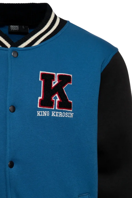 KING KEROSIN College Sweat Jacket Blanko