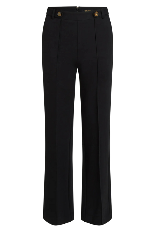 GARBO PINTUCK PANTS UNI RODEO BLACK