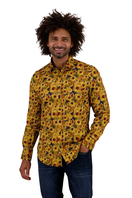 A FISH NAMED FRED Blouse SUNFLOWER F CLASSICS