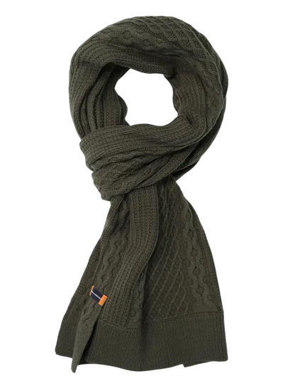 A FISH NAMED FRED SCARF CABLE, GRÖN