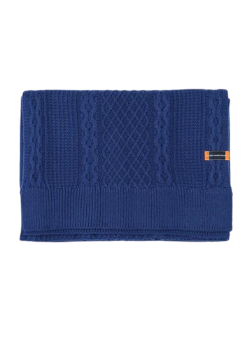 SCARF CABLE, BLUE