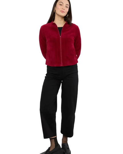 Jolly Zip Up cienka igła czerwony
