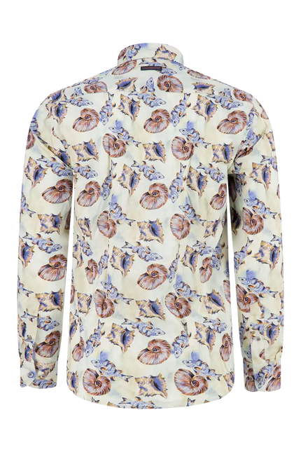 A FISH NAMED FRED Blouse AQUA ART
